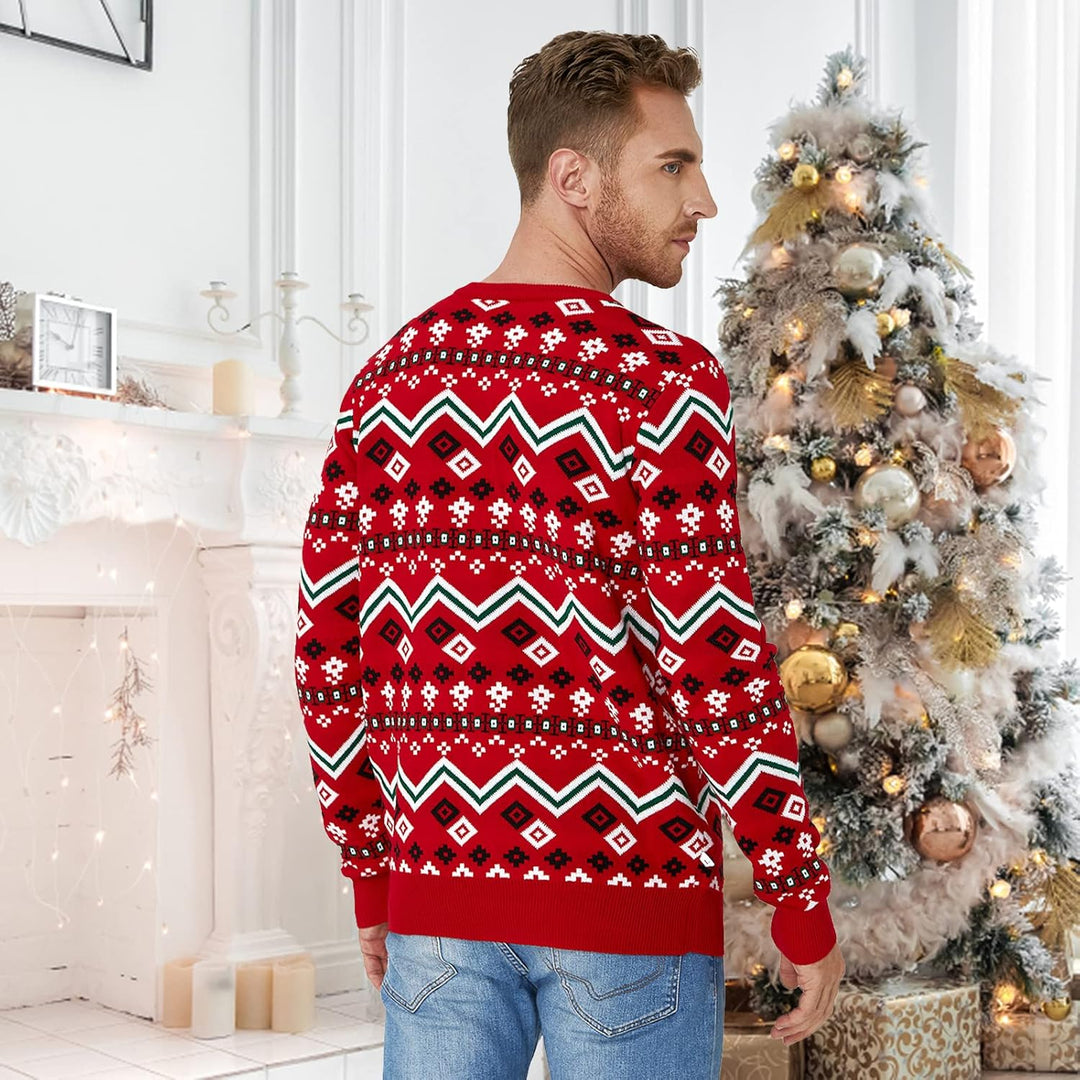NEWISTAR Unisex Weihnachtpullover 3D Herren Damen Pullover Weihnachten Jumper Tops Sweatshirts Bluse