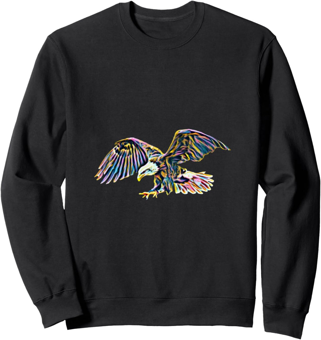 Adler Motiv Raubvogel Vögel Tiere Krallen Schnabel Design Sweatshirt