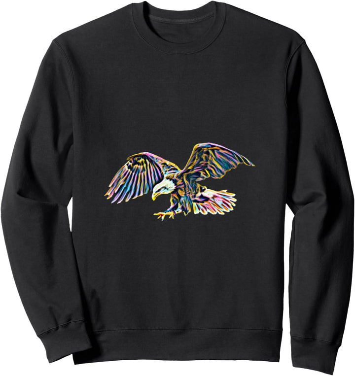 Adler Motiv Raubvogel Vögel Tiere Krallen Schnabel Design Sweatshirt