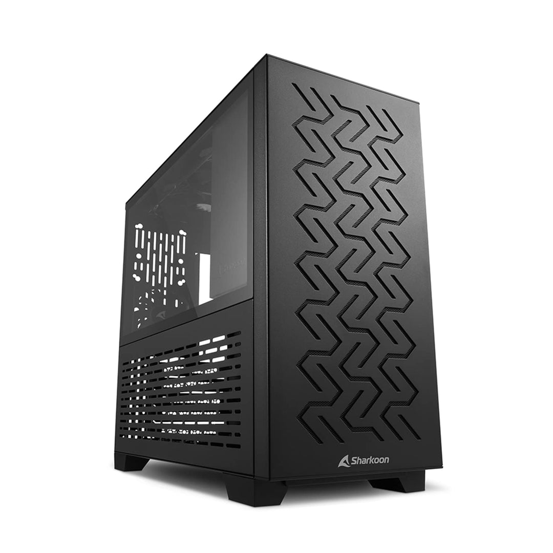Sharkoon MS-Z1000 Black, Micro-ATX PC Gehäuse Schwarz