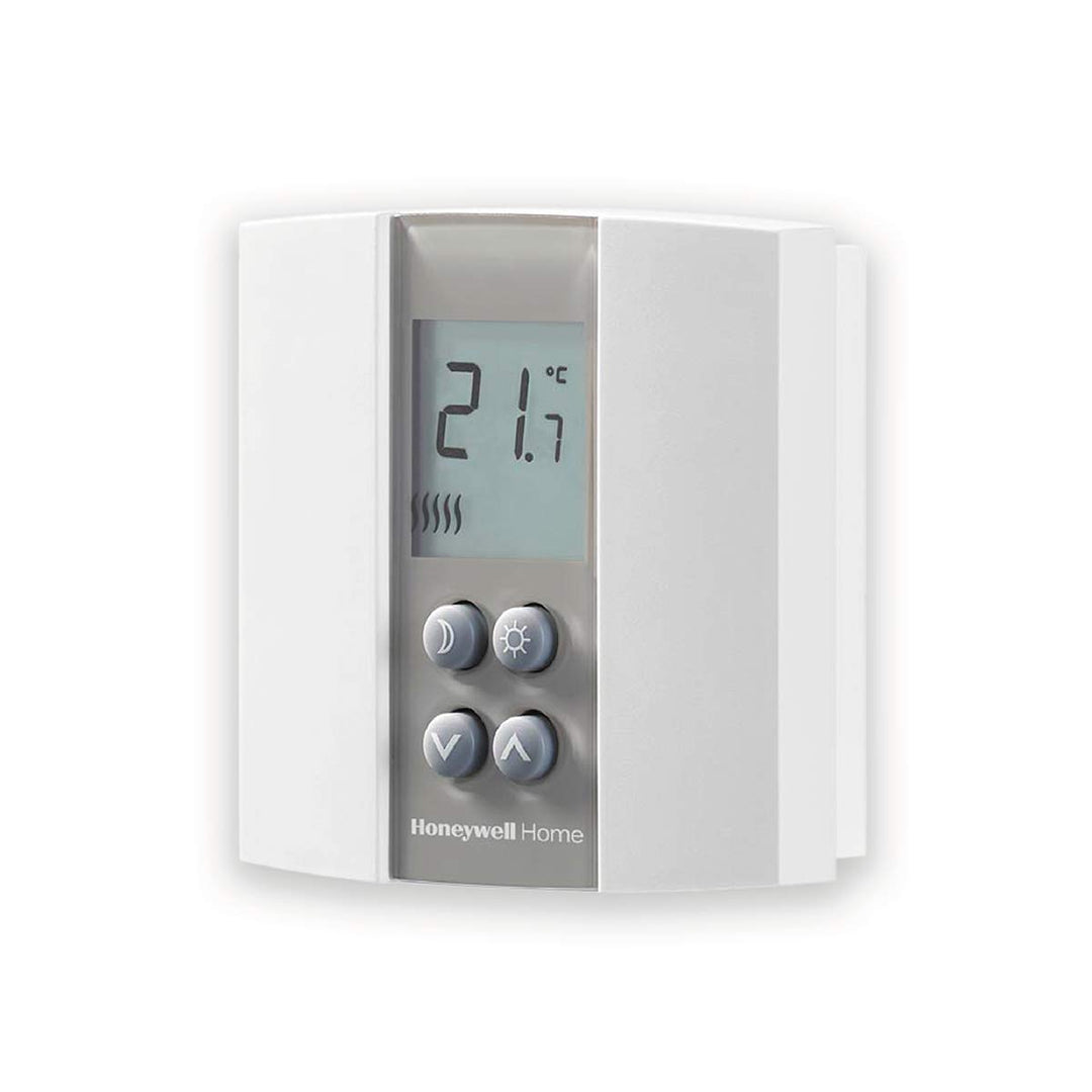 Honeywell Home T135C110AEU DT135 Digitaler kabelgebundener nicht programmierbarer Thermostat, weiss