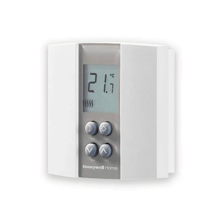 Honeywell Home T135C110AEU DT135 Digitaler kabelgebundener nicht programmierbarer Thermostat, weiss