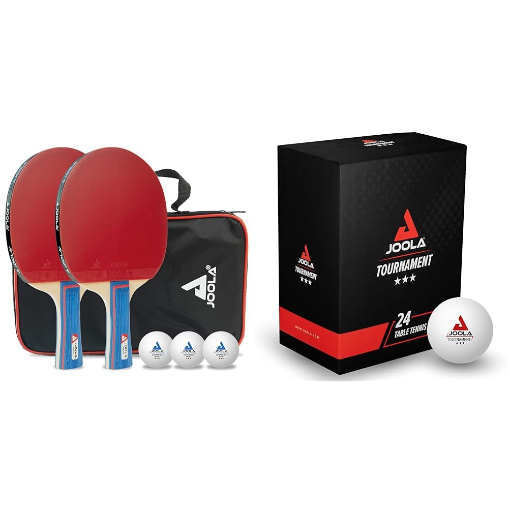 JOOLA Tischtennis Set inklusive Tischtennisschläger, Tischtennisbälle, Tischtennishülle, Tischtennis