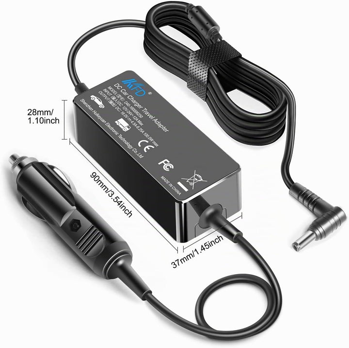 KFD DC 12V-24V Adapter KFZ Ladekabel Netzteil Auto Ladegerät für Panasonic Toughbook CF18 CF19 CF53