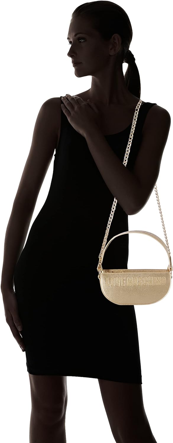 Love Moschino Damen Jc4208pp0gkg0 Handtasche Gold, Gold