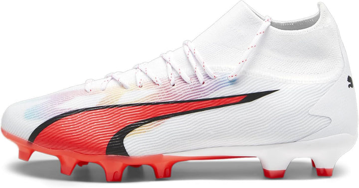 PUMA Herren Ultra Pro Fg/Ag Fussballschuh 40 EU Puma White Puma Black Fire Orchid, 40 EU Puma White