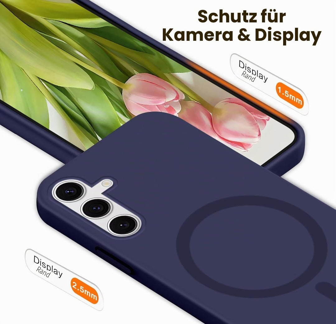 GoodcAcy Handykette Hülle für Samsung Galaxy S24/S25 mit Band Halsband Lanyard (abnehmbar) Handyhüll