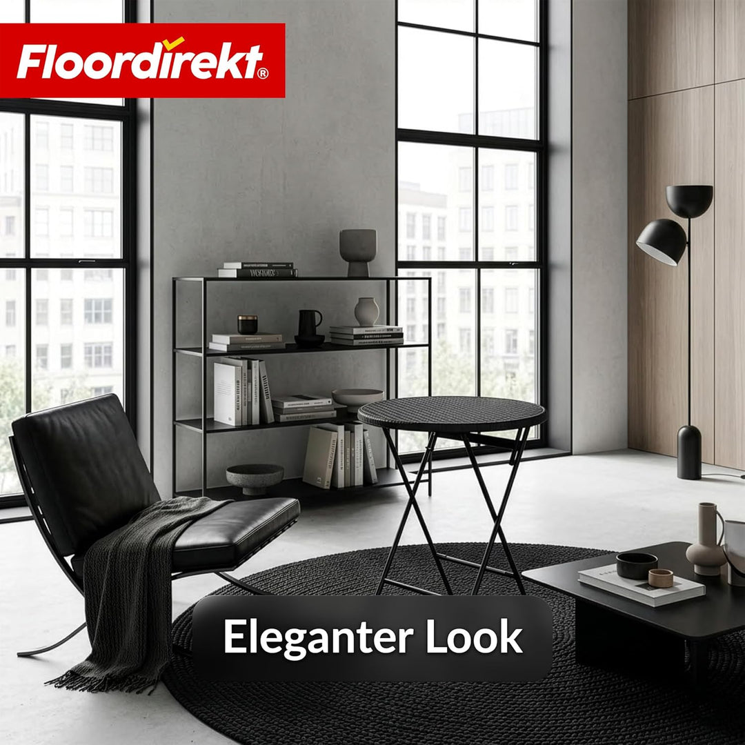 Floordirekt- Gartentisch klappbar Kunststoff 180x75cm - Buffettisch mit Tragegriff - Klapptisch für