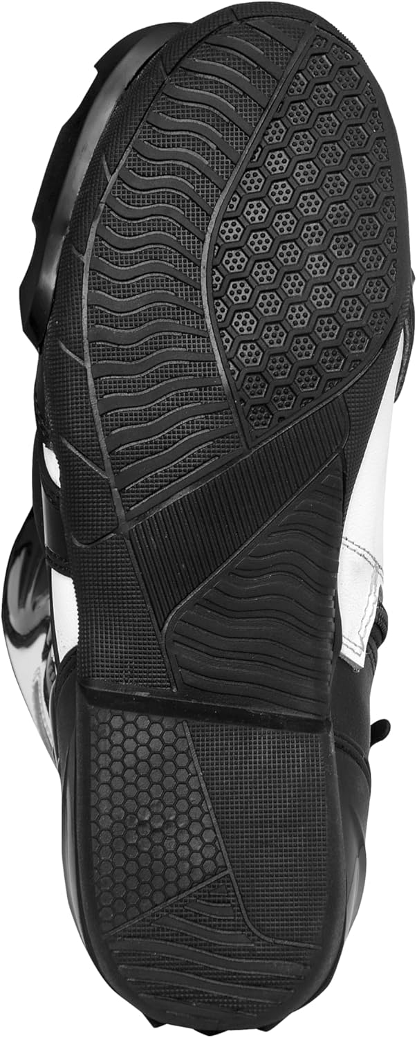 Bohmberg Spartans Motorradstiefel Herren-ergonomisch-leicht, Motorradschuhe aus echtem Leder mit auf