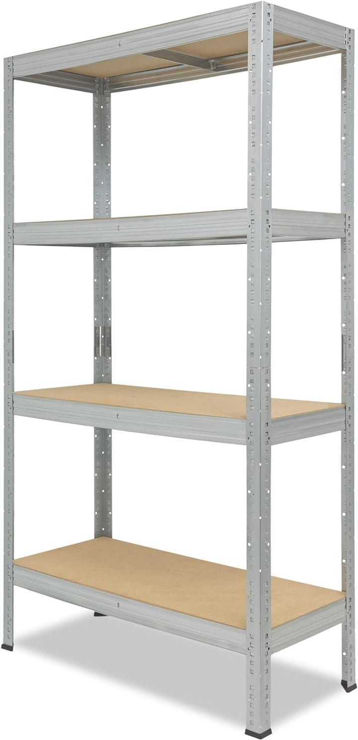 shelfplaza® 180x40x60cm Profi Schwerlastregal verzinkt/Metallregal mit 4 Böden à 200kg Tragkraft/Kel