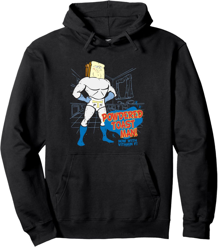 Ren and Stimpy Powdered Toast Man Pullover Hoodie