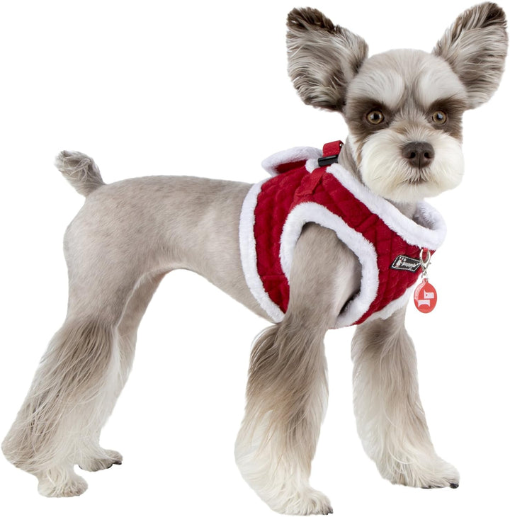 Puppia Weihnachtsgeschirr - Weiches Westengeschirr für Weihnachten -Geschirr für kleine und mittelgr