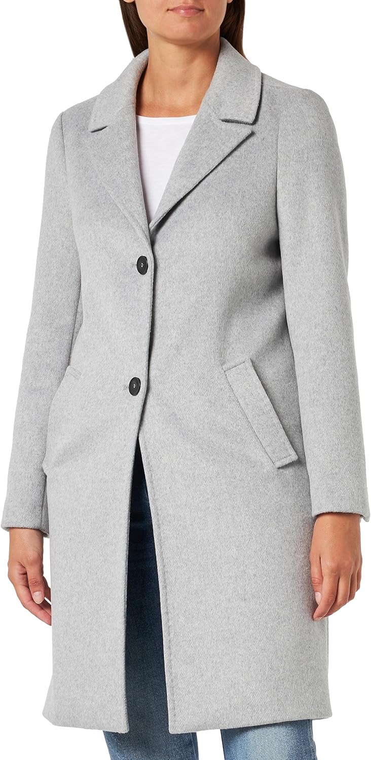 s.Oliver Damen Outdoor Mantel 38 Grau, 38 Grau