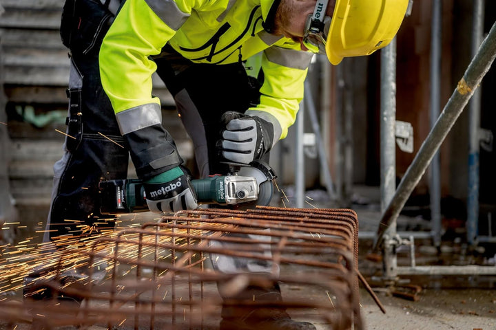 metabo Akku-Winkelschleifer W 18 7-125 - 18 V, 125 mm Scheiben-Ø, 8500 U/min - Überlastschutz, Sanft