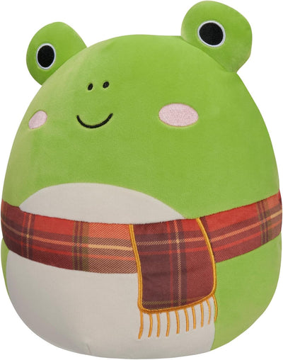 Squishmallows SQCR04581 - Wendy der Frosch mit Schal 30 cm, offizielles Kelly Toys Plüsch, superweic