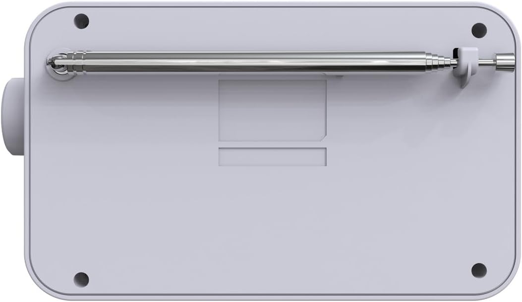 Kenwood CR-M30DAB-W - Tragbares DAB+ Radio mit Bluetooth, integriertem Akku & 6,1cm Farbdisplay, Wei