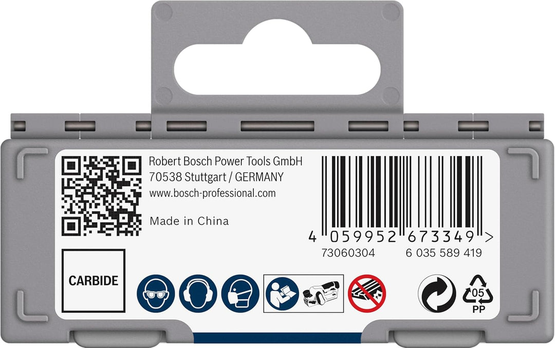 Bosch 10x PRO Hobelmesser (für Kunststoffbeschichtete Platten, Hartholz, 56 x 5,5 x 1,1 mm, Professi