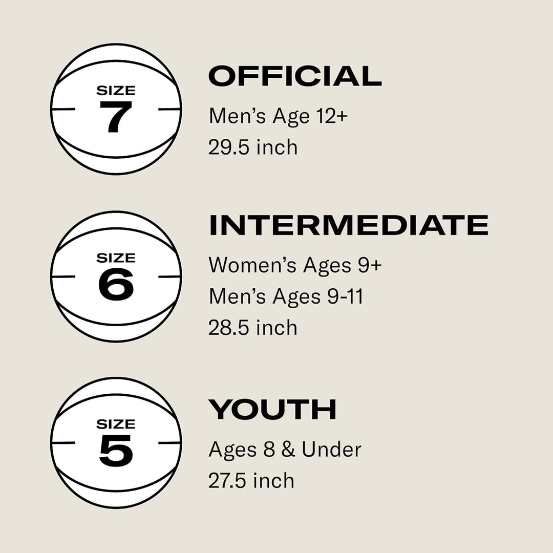 Wilson Unisex-Adult NBA Authentic Series Outdoor Basketball Braun 6 Single, Braun 6 Single