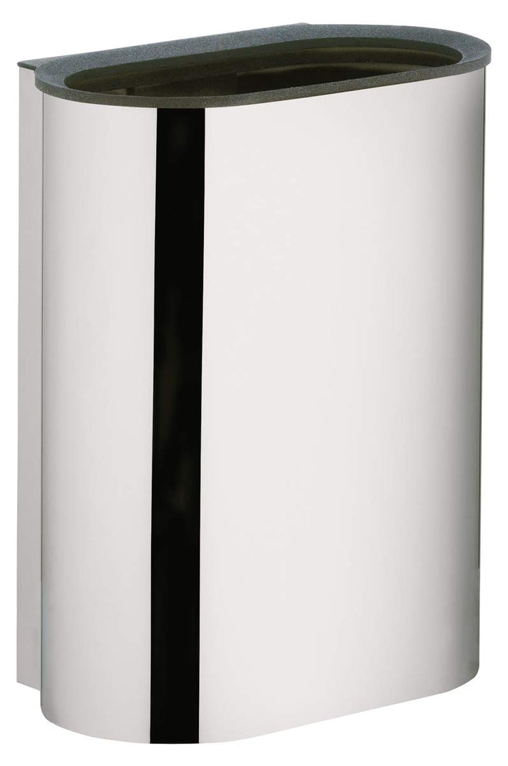 Keuco Abfall-Behälter chrom-glänzend, 30 Liter, Wandmontage, für Badezimmer als Kosmetikeimer, Mülle