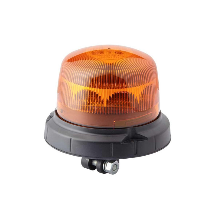 HELLA - LED-Blitz-Kennleuchte - RotaLED Compact - 12/24V - gelb - Rohrstutzen, flexibel - Menge: 1 -