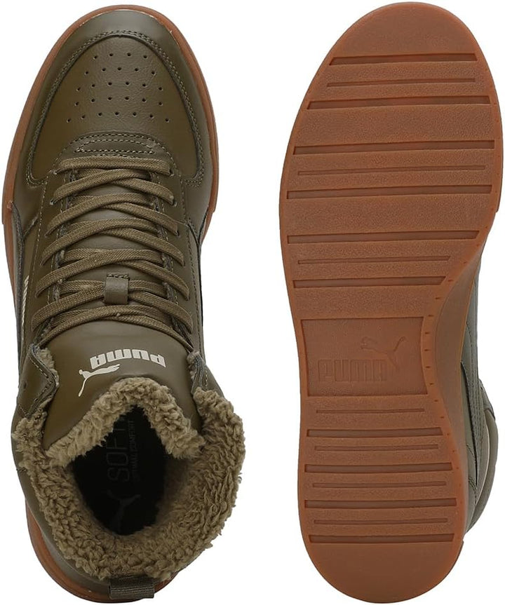 Puma Jungen Puma Caven 2.0 MidSneaker 43 EU Deep Olive Deep Olive Puma Team Gold Pebble Gray, 43 EU