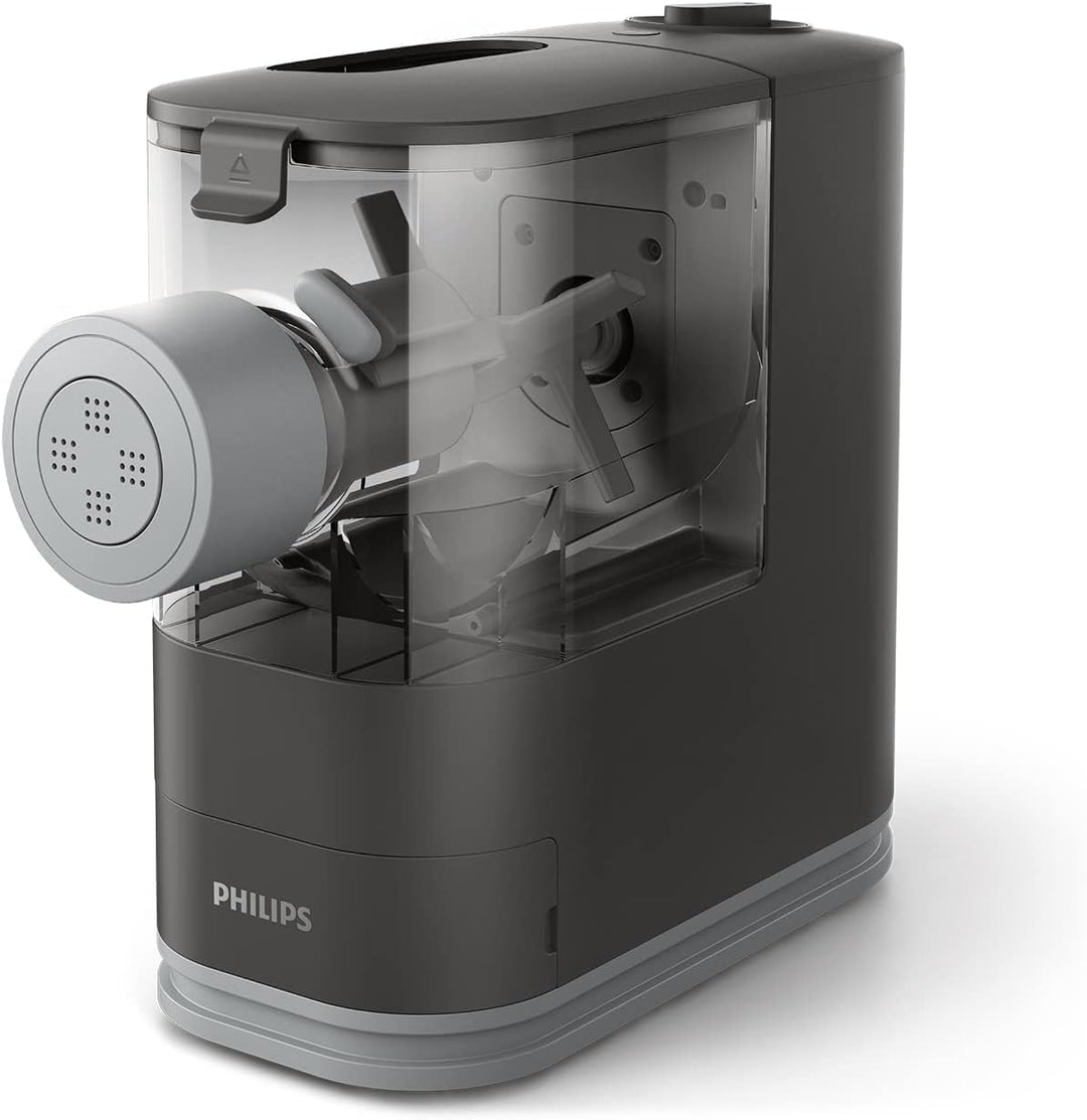 Philips Pastamaker – vollautomatisch, Wiegefunktion, 4 Formaufsätze, weiss/champagnerfarben