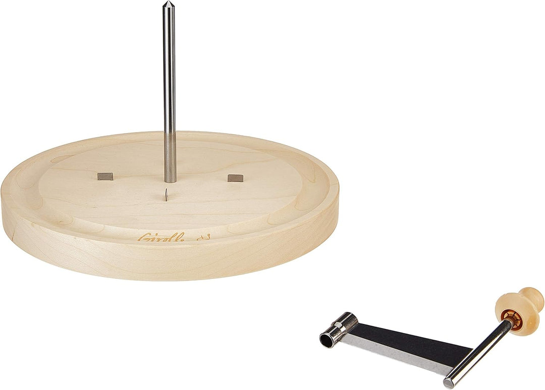 Swissmar S3300 Girouette Käseschaber, Edelstahl/Holz/Kunststoff, 22.2cm x 16.8cm, Für Tète de Moine-