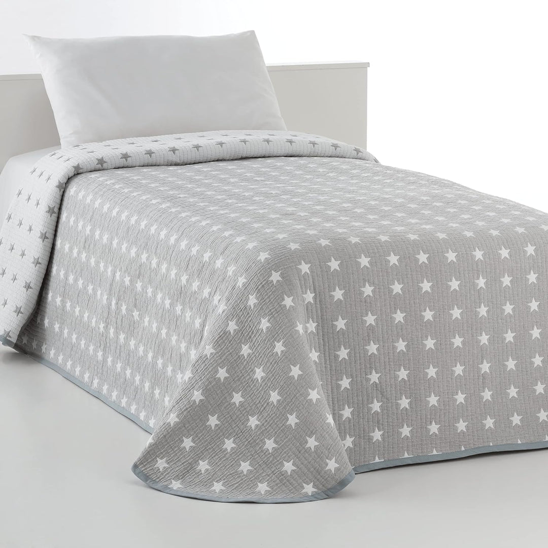 VIALMAN Tagesdecke Sofia 10 CAMA 90 : 180 cm X 270 cm grau, CAMA 90 : 180 CM X 270 CM Grau
