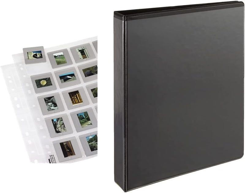 Hama 25 Diahüllen für gerahmte Dias (Dia-Archivierung im Format 5x5cm, bis zu 500 Dias) transparent