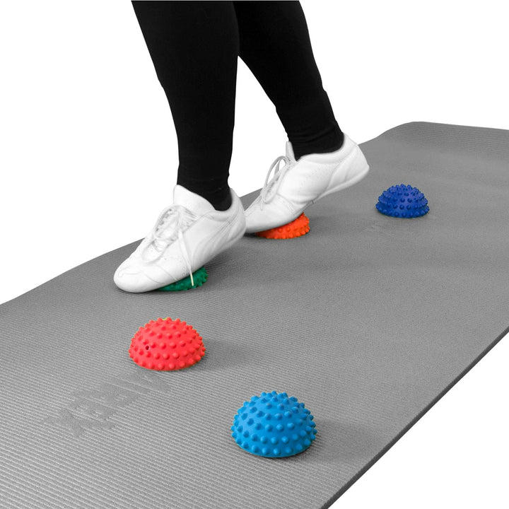 6 x TheraPIE Balance Igel MINI sehr fest | Durchmesser: 9 cm | Gymnastik Igel | Igelball | Kleiner B