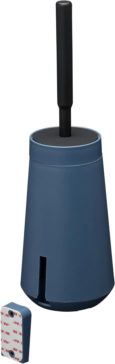 Tiger Tess Toilettenbürstenhalter mit flexibler Swoop WC-Bürste, WC-Bürstengarnitur freistehend oder