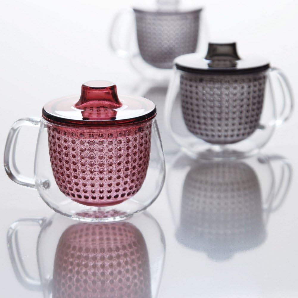 Kinto Trinkglas, Glas, Grau, 350 ml, 350 ml Grau