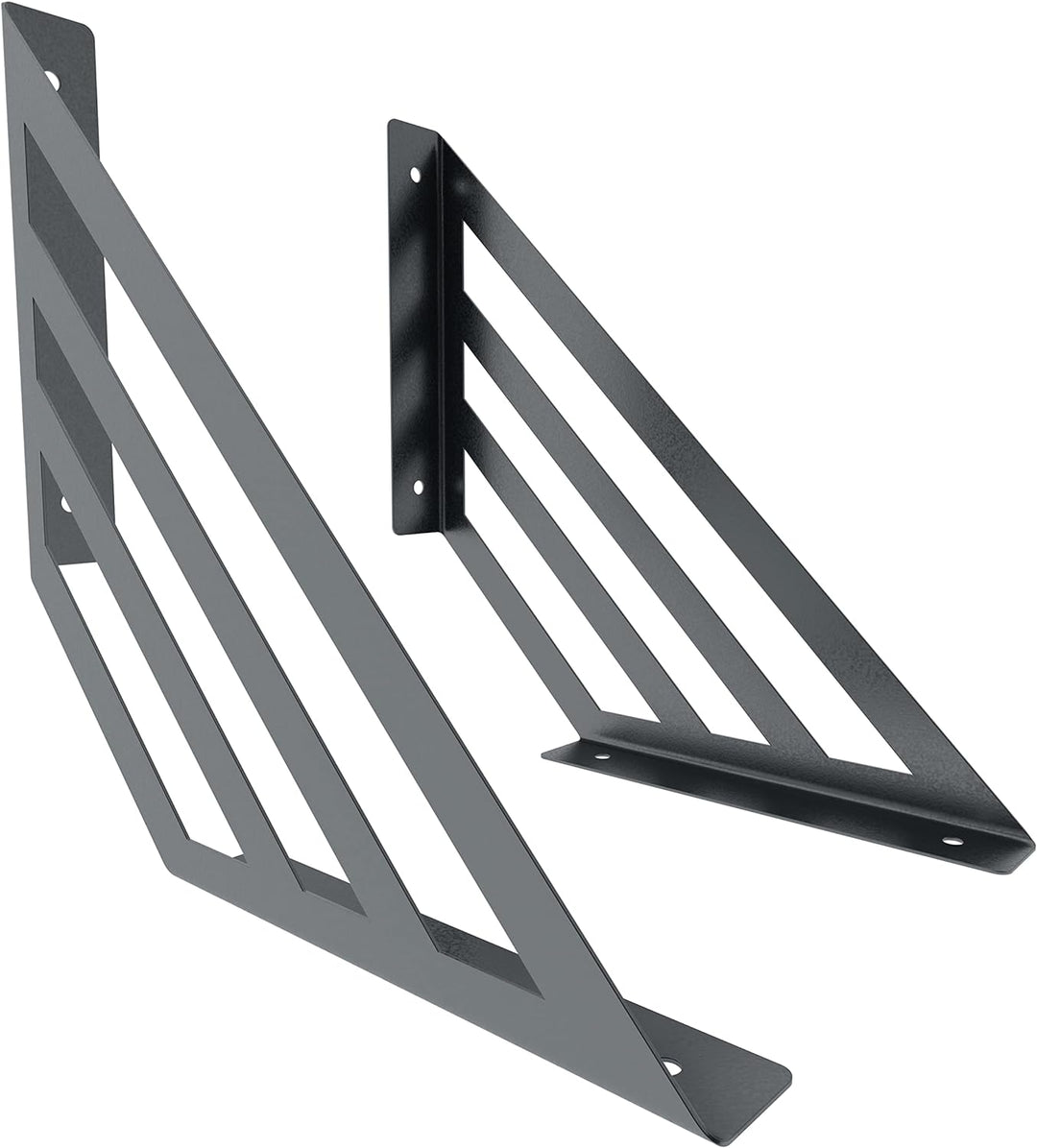 2 x sossai® Design Regalträger Truss | Regalwinkel | Wandhalterung für Regalbrett | Grösse: 250 x 25