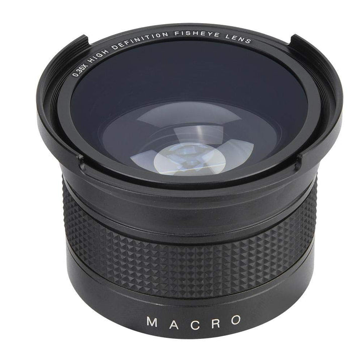 Tosuny 52mm 0.35X Weitwinkel Fisheye Objektiv mit Objektivdeckel Aufbewahrungstasche Universal für C