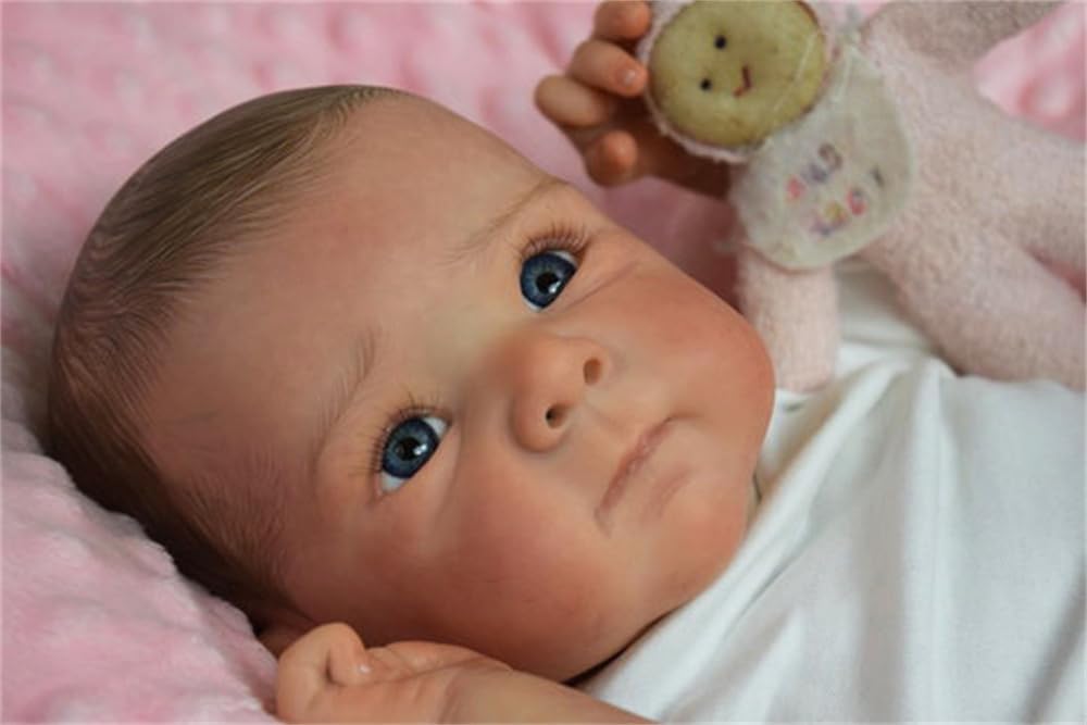 Zero pam Reborn Puppe Lebensecht Baby Puppen Wie Echt Realistisch Baby Puppe Echte Babypuppe (Betty)