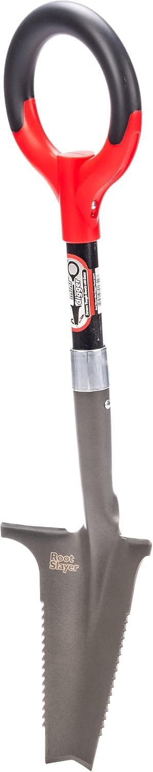 Radius Garden 22411 Root Slayer Mini-Baggerschaufel, rot Minibagger, Minibagger