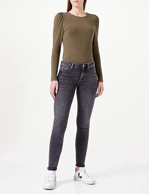 s.Oliver Damen Jeans-Hose, Skinny Fit 32W / 32L Grau, 32W / 32L Grau