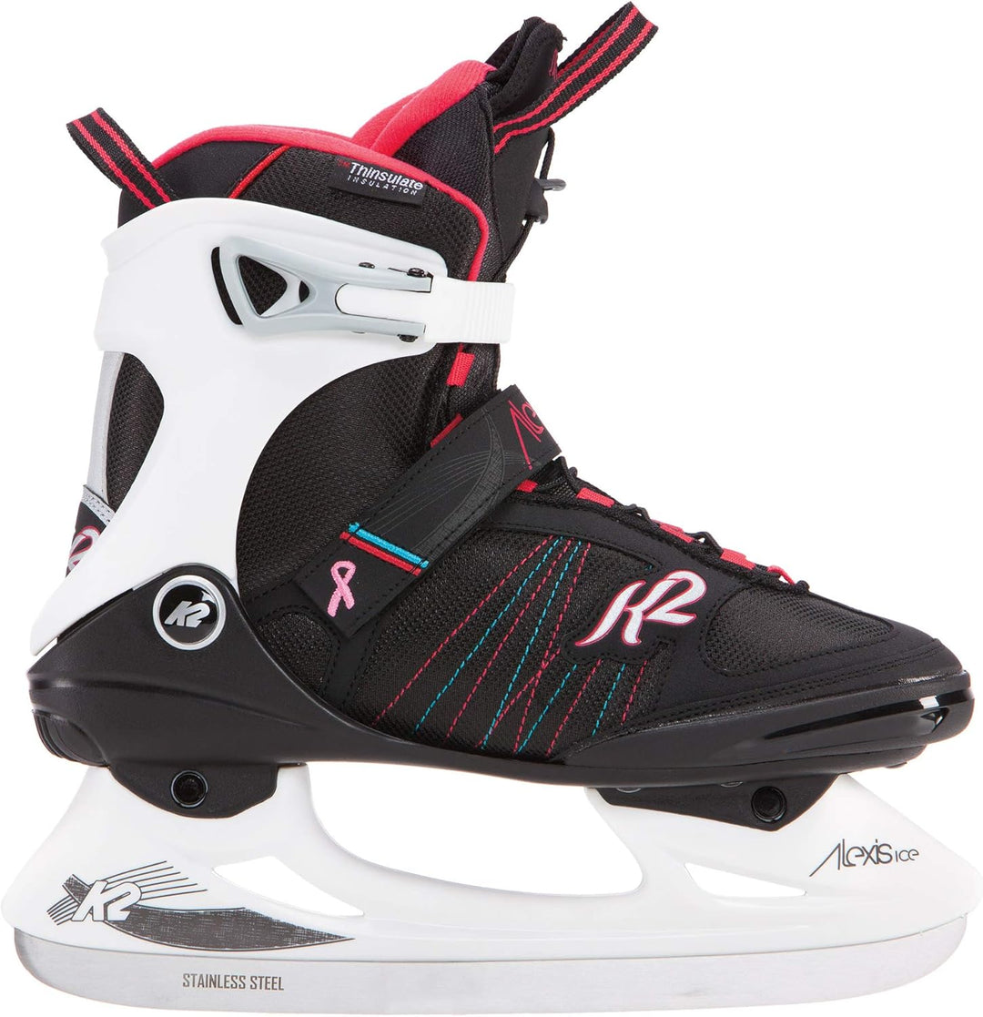 K2 Damen Alexis Ice Pro Skates 36 Schwarz/Weiss/Rot