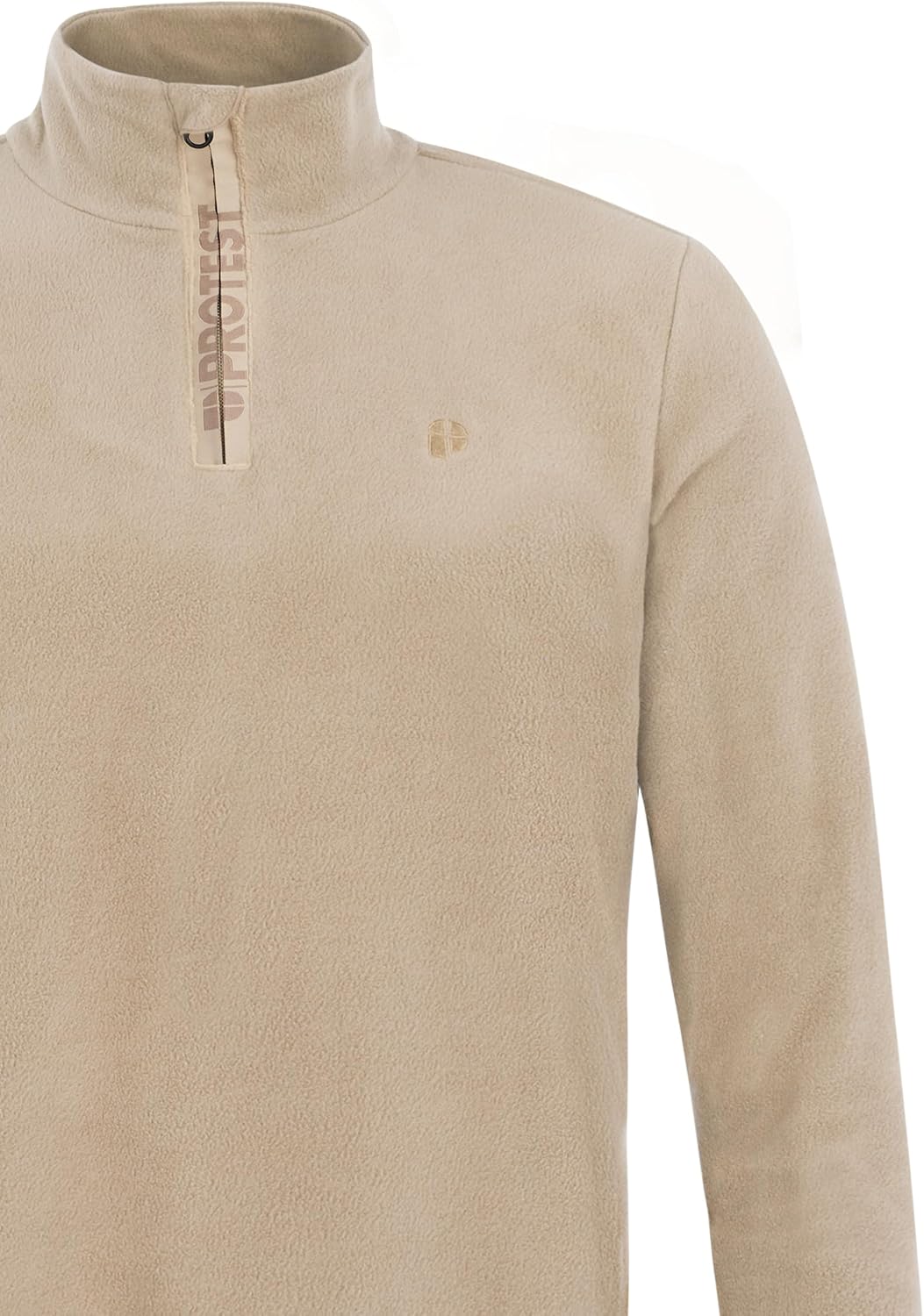 Protest Herren 1/4-Reissverschluss Perfecto S Bamboobeige, S Bamboobeige