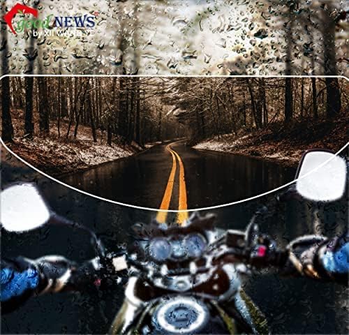 XII WY Motorradhelm-Antibeschlagfolie transparent, Motorradhelm-Visier, universeller Visierschutz, A