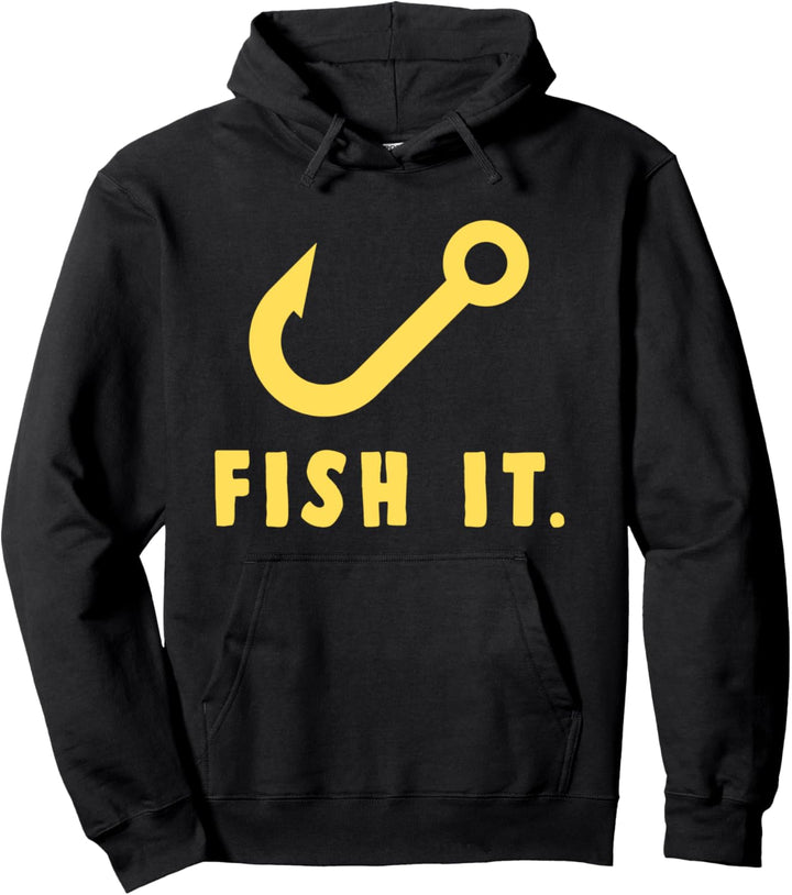 Angel Angelhaken Haken Köder Angler Fischer Angelrute Pullover Hoodie