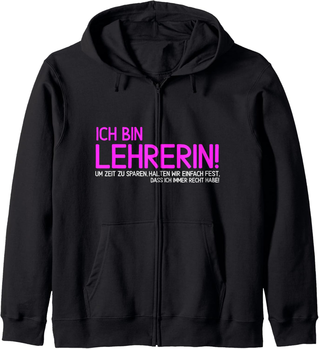 Lustiger Spruch Klassenlehrerin Geschenkidee Lehrerin Kapuzenjacke