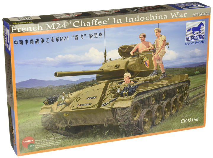 Unbekannt Bronco Models CB35166 - Modellbausatz French M24 Chaffee Indochina War