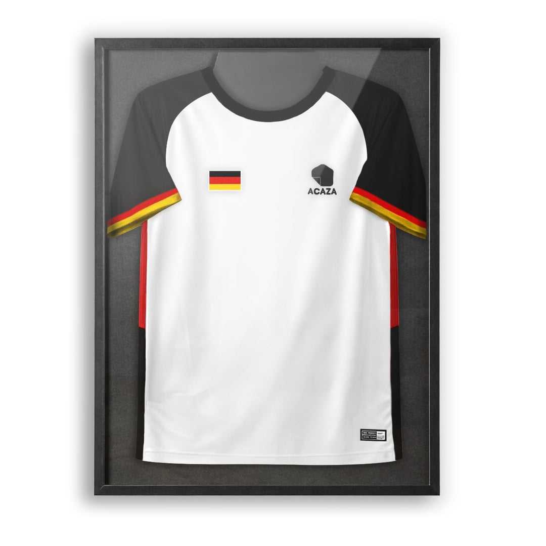 ACAZA Trikotrahmen 60 x 80cm, 3D Bilderrahmen tief zum befüllen mit Fussball-, Eishockey-, Rugby-, N