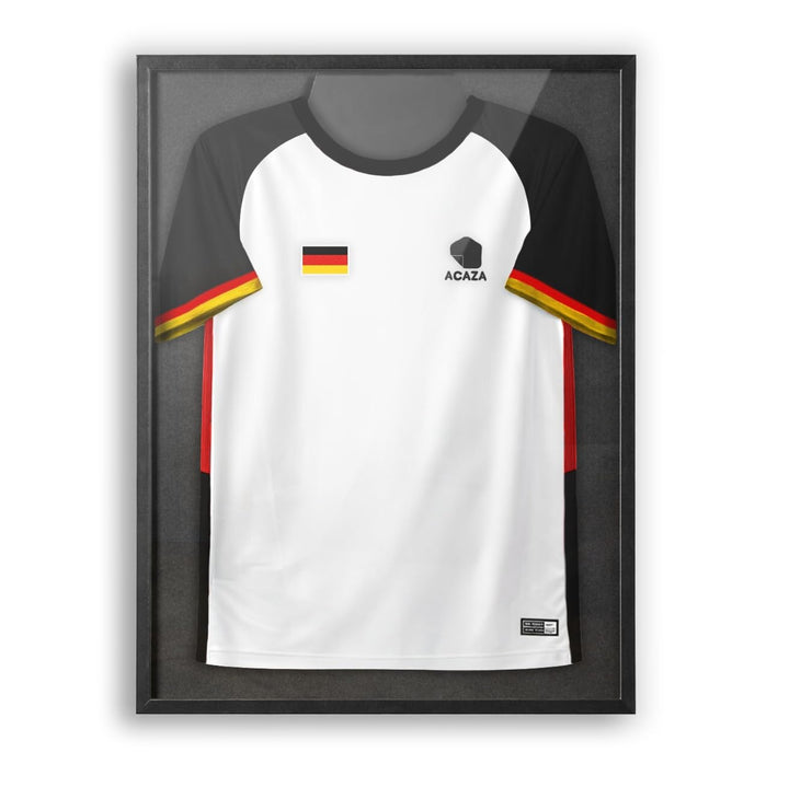 ACAZA Trikotrahmen 60 x 80cm, 3D Bilderrahmen tief zum befüllen mit Fussball-, Eishockey-, Rugby-, N