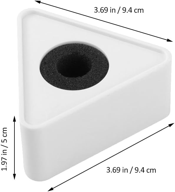 BESPORTBLE 4 Stücke Dreieckiges Mikrofon Logo Flag für Bühnen Wireless Karaoke Mikrofon Microphone C