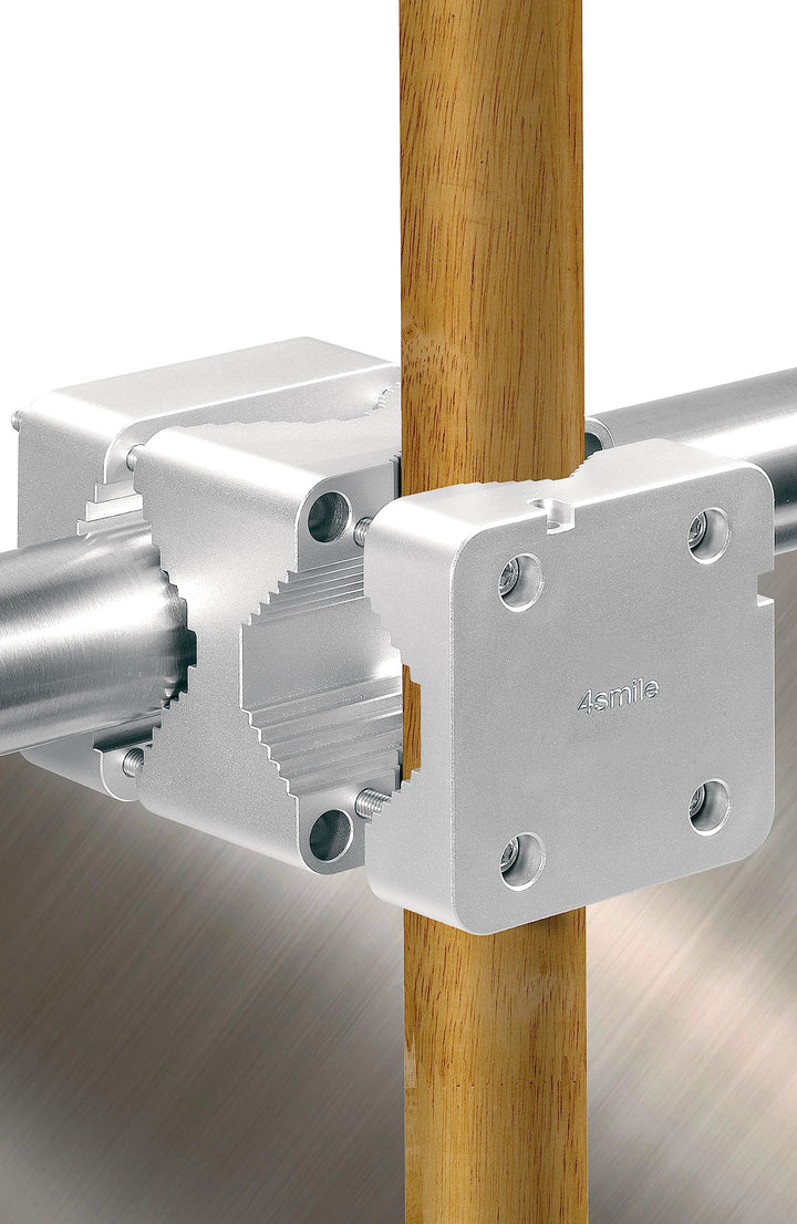 4smile Sonnenschirmhalter Balkongeländer – Aluminium Sonnenschirm Balkon Halterung - Schirmhalterung