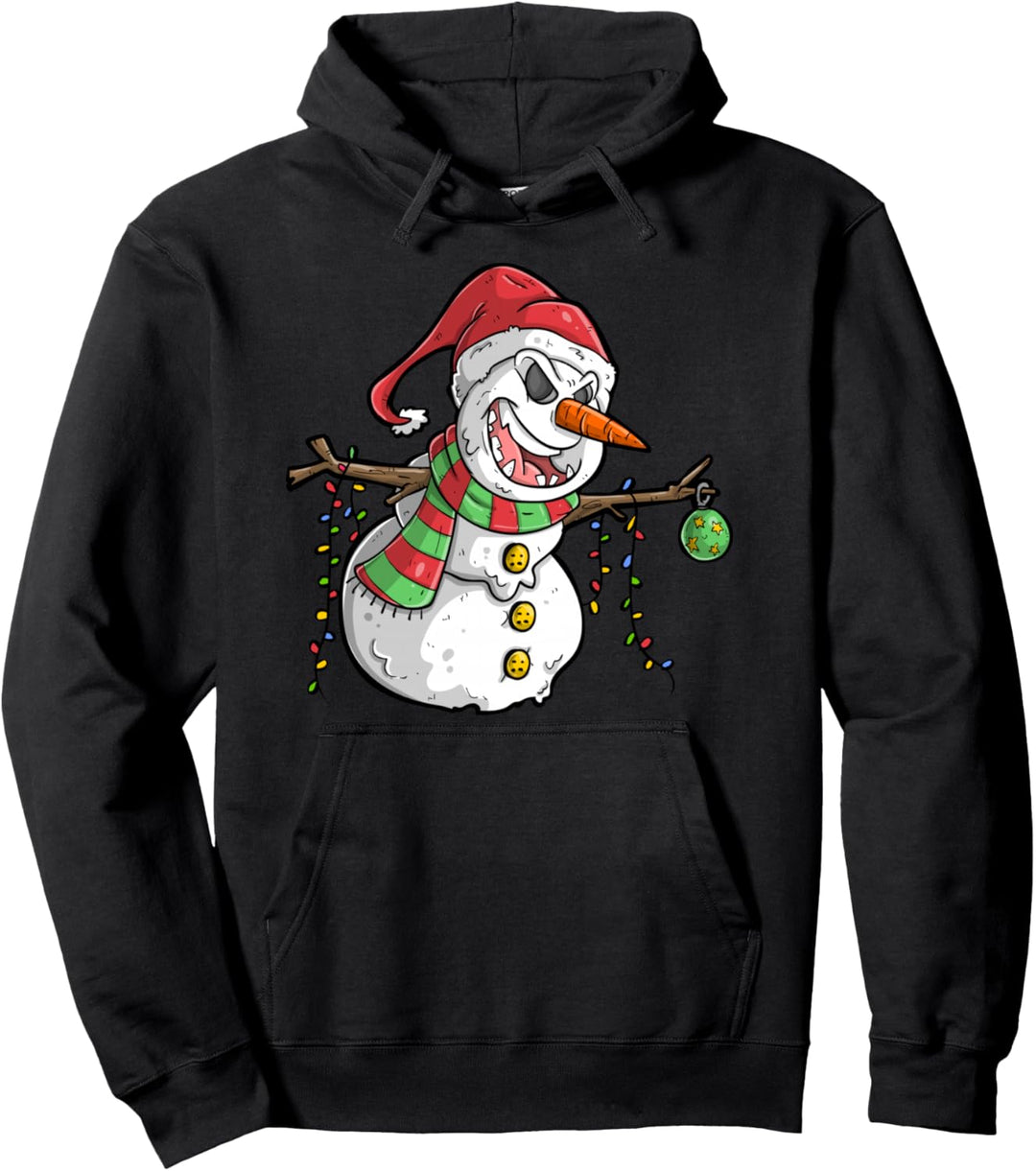 Schneemann Weihnachten Pullover Hoodie