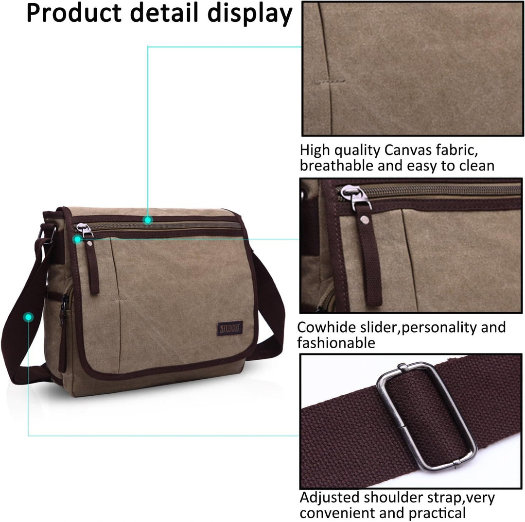 FANDARE Einfache Umhängetasche für Männer, Handel, Reisen, Postman, Schulter, Crossbody Tasche, gros