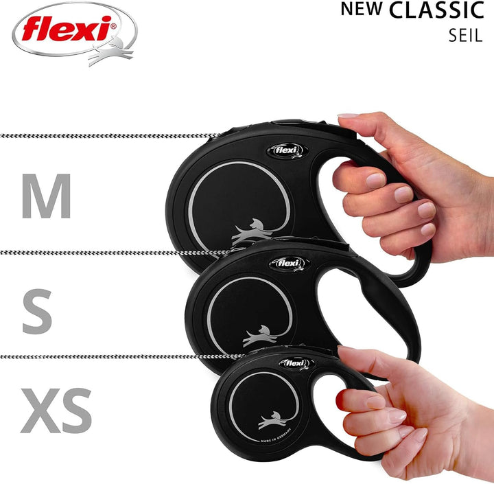 FLEXI KLASSISCHES CORDON LANG S (SCHWARZ 8 METROS 12 KG) schwarz S 8 m, schwarz S 8 m